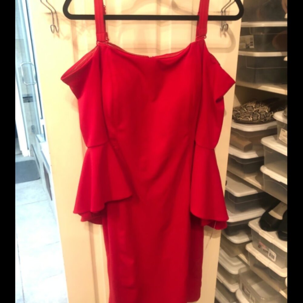 Women's R&M Richards Red Dress - Size XL